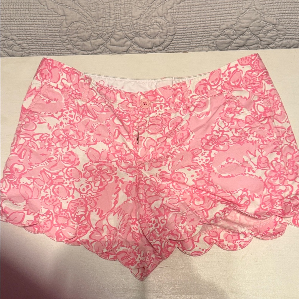 Lilly Pulitzer Pink Patterned Shorts